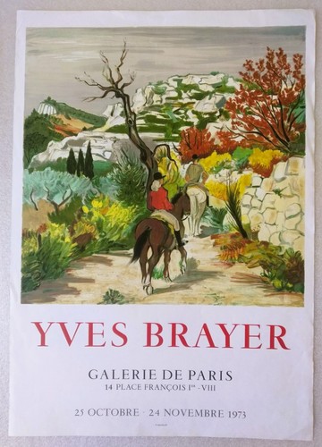 Yves brayer affiche originale - brayer,