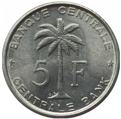 Pièce francs ruanda urundi - pièce, 5