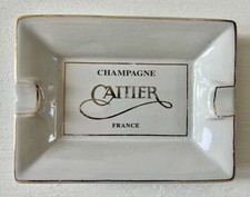 * Superbe * Cendrier Porcelaine Marque Champagne Cattier