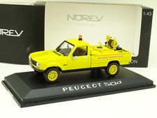 Norev 1/43 - Peugeot 504 Pick Up Dangel Pompiers CCF Forestiers 1979