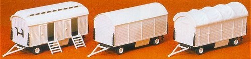 Ensemble wagons cirque - wagons, moderne