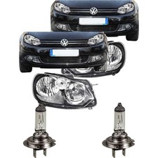 Kit De Phares Pour VW Golf VI 6 1K Bj 08->> Valeo Avec Feux De Jour H7+H15
