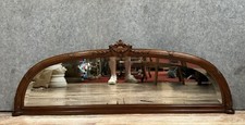 Très grand miroir demi lune