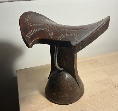 Art africain appui tête - africain, appui-tête