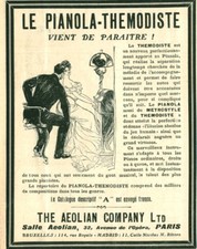 Publicité ancienne piano