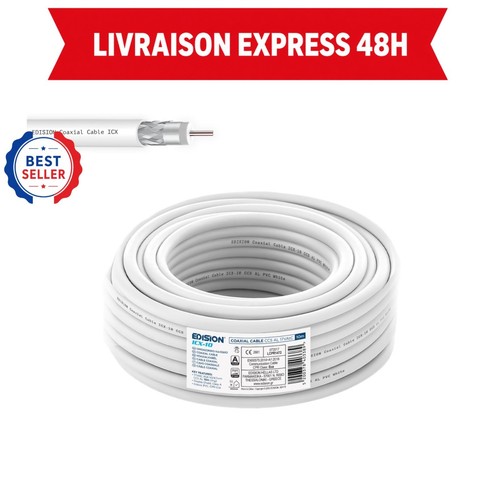 Edision icx câble coaxial - edision,