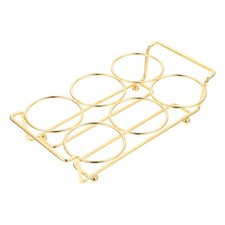  Rack de bar à barre en métal porte-verre porte-vin en verre de verre rack de