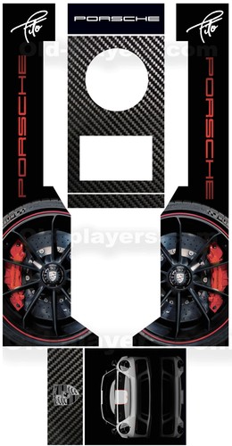 Stickers porsche modele jeux - stickers,