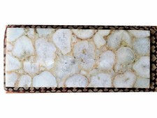 91.4cm x 45.7cm Agate Table Top / Comptoir Cuisine Blocs Handmade Décor Bureau