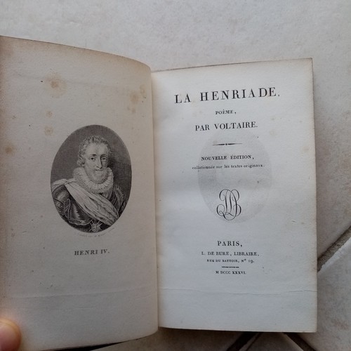 Voltaire henriade poème - voltaire, la