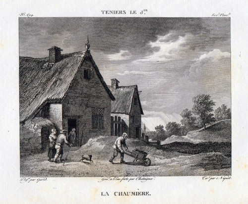 Teniers david la - ", chaumière