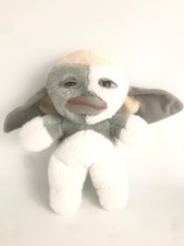 Peluche Gremlins Mogwaï gris blanc beige ancien 27 cm