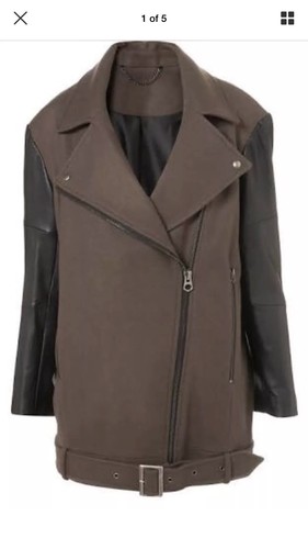 Topshop blouson motard - motard, laine