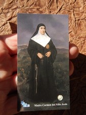 IMAGE PIEUSE RELIQUE MERE CARMEN DE L ENFANT JESUS FRANCISCAINE ANTEQUERA MALAGA