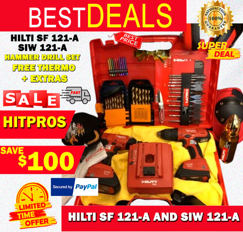 Hilti drill set 121 - set, sf