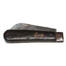 Ancien petit couteau de poche pliant / ancre / Troupes Coloniales ?
