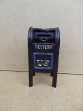 Ancienne tirelire en forme de boîte à lettres en fonte US AIR Mail