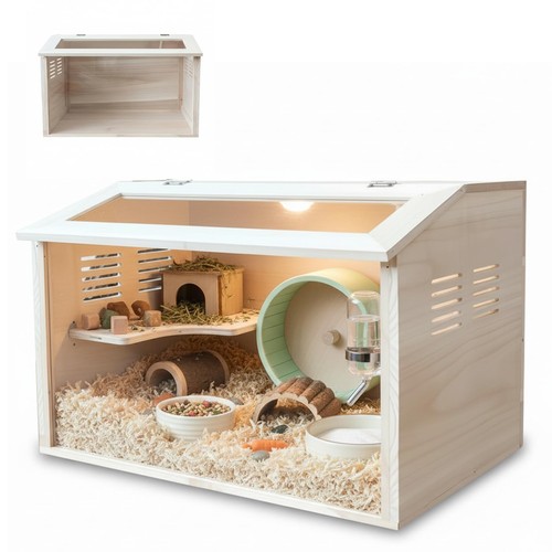 New wooden hamster cage - **,