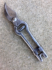 ANCIEN SECATEUR DE VIGNE FORGE