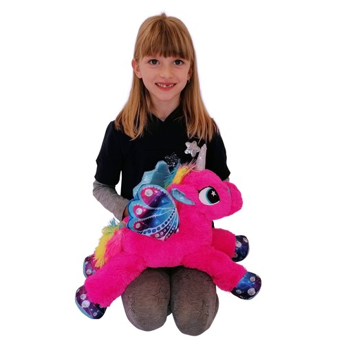 Peluche licorne rose - licorne,