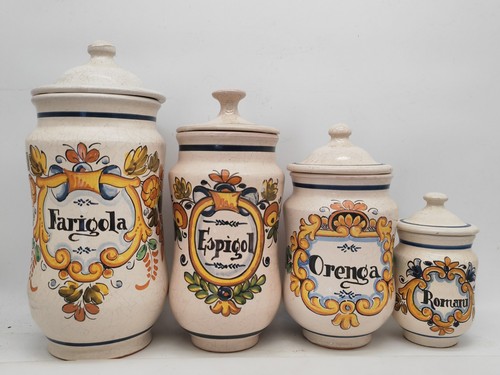 Pots épices vintage - 4, à