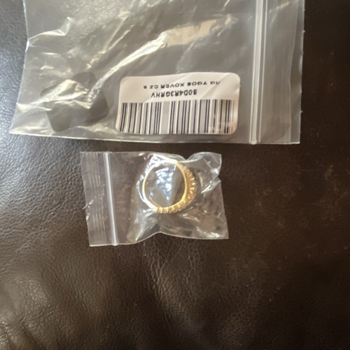 Gold tone clear baguette - gold, cz