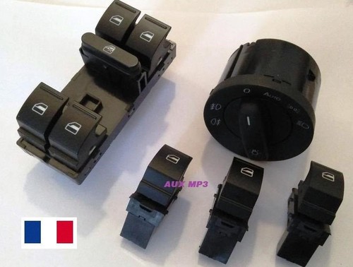 Lot bouton leve vitre - vitre, 5