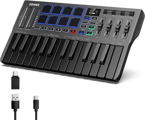 Donner usb midi keyboard - donner, usb-c