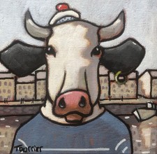 Tableau Vache Marin Tourrier