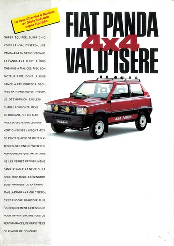 Catalogue brochure fiat - fiat, panda