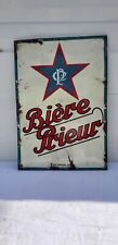 Plaque émaillée Bière Prieur