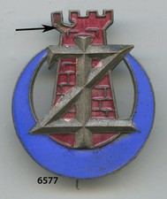 Insigne, 1 Rgt. de Zouaves (