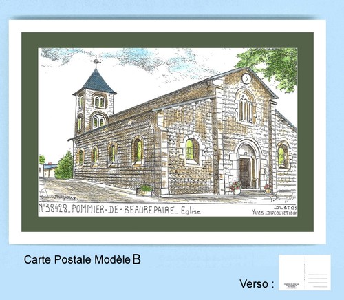 38428 carte postale - 38428,