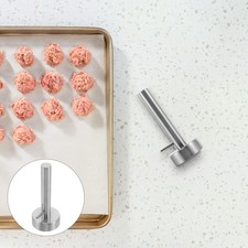 Cuillère De Boulettes En Acier Inoxydable Presse À Balle Cuisine Moule Scoop