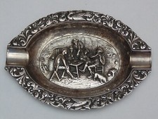 rare MAGNIFIQUE ANCIEN vide poche  argent massif pays bas 125 gram fin 18 eme