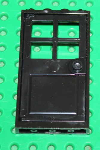 Porte lego black door - black, ref