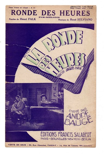 Partition ronde des heures - partition,