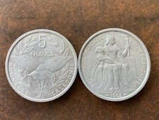 Pièce de monnaie COIN NOUVELLE-CALEDONIE CALEDONIA 5 Francs UNION FRANCAISE 1952