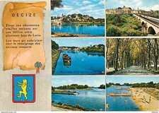 58 - Décize - Multivues - Blasons - Plage - CPM - Voir Scans Recto-Verso