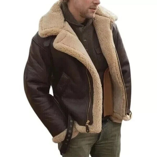 Raf brown men bomber - b3,