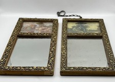 Paire de miroirs au mercure