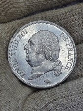 5 Francs Louis XVIII Buste Nu