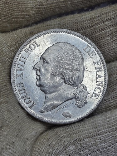 Francs louis xviii buste - xviii,