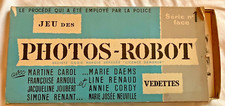 JEU ancien PHOTOS-ROBOT n°1