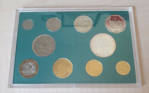 France coffret 1988 10 - coffret,