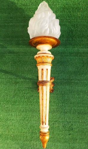 Flambeau applike bois fer - flambeau,