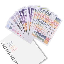  20 Sheets Gommettes Livre Stickers Autocollants De Bricolage D'album