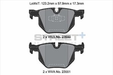 Plaquettes de frein BMW 3