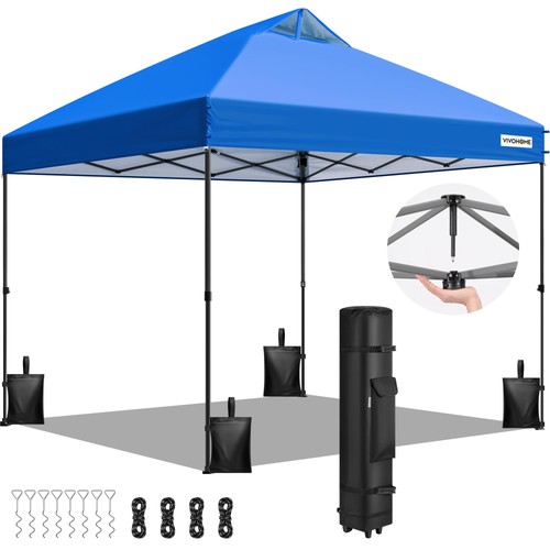 Pavillon pliable 3x3m avec - pavillon,