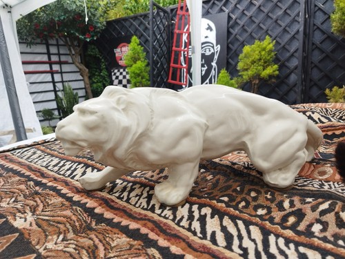 Statue lion art deco ancienne - statue,